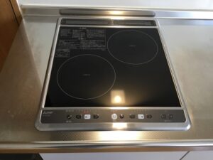 広島キッチン取付け隊　コンパクト2口ヒーターの取替　施工後